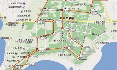 青岛景点路线图_青岛景点路线图手绘