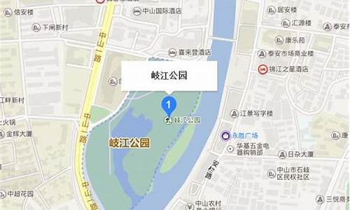 岐江公园地图_岐江公园地图高清版